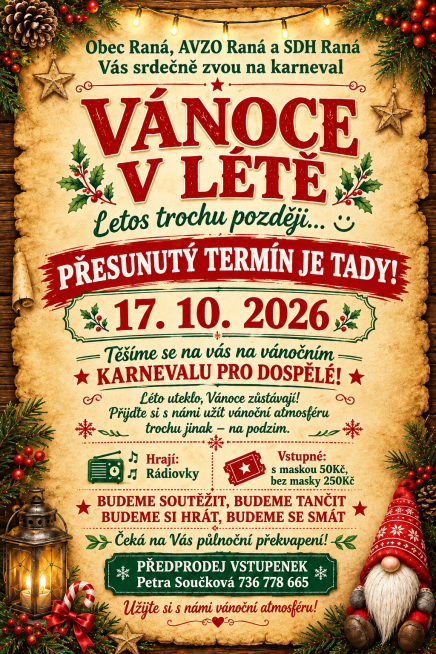 Vánoce v létě