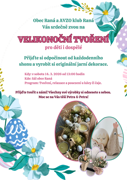 Velikonočení tvoření